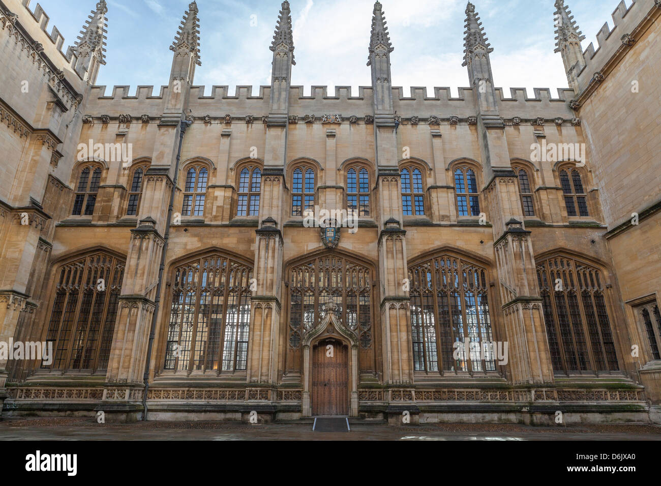 La Bodleian Library, Oxford, Oxford, Inglaterra, Reino Unido, Europa Foto de stock