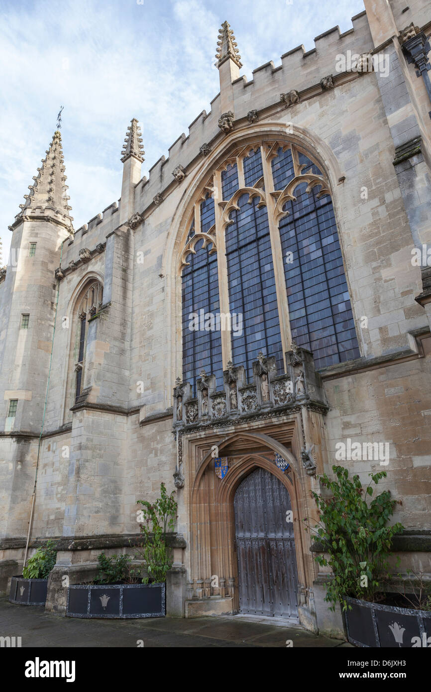 Capilla de Magdalen College, Oxford, Oxford, Inglaterra, Reino Unido, Europa Foto de stock