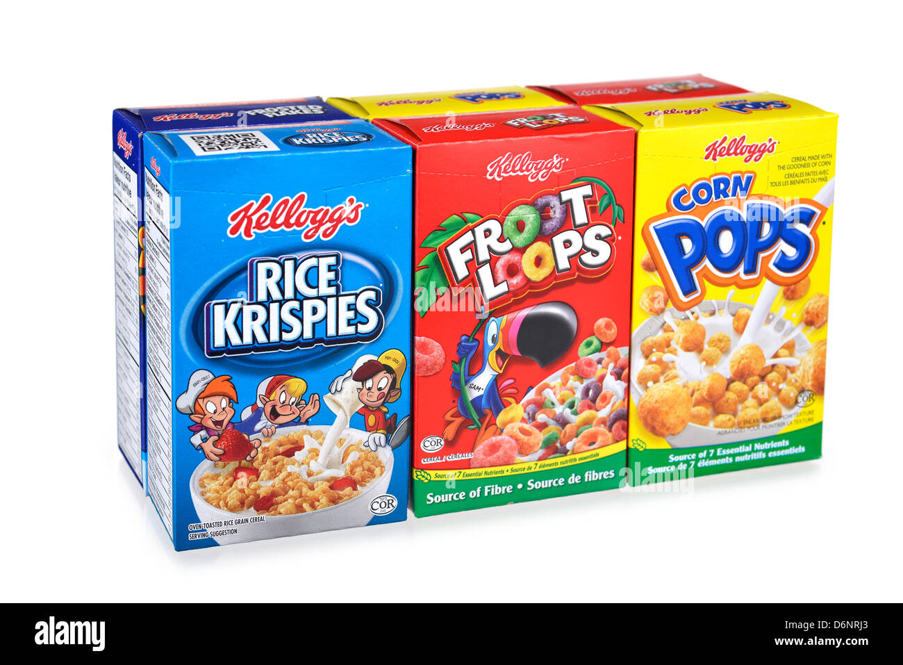 Cajas de cereales, Kellogg's, cereales para el desayuno Fotografía de stock  - Alamy