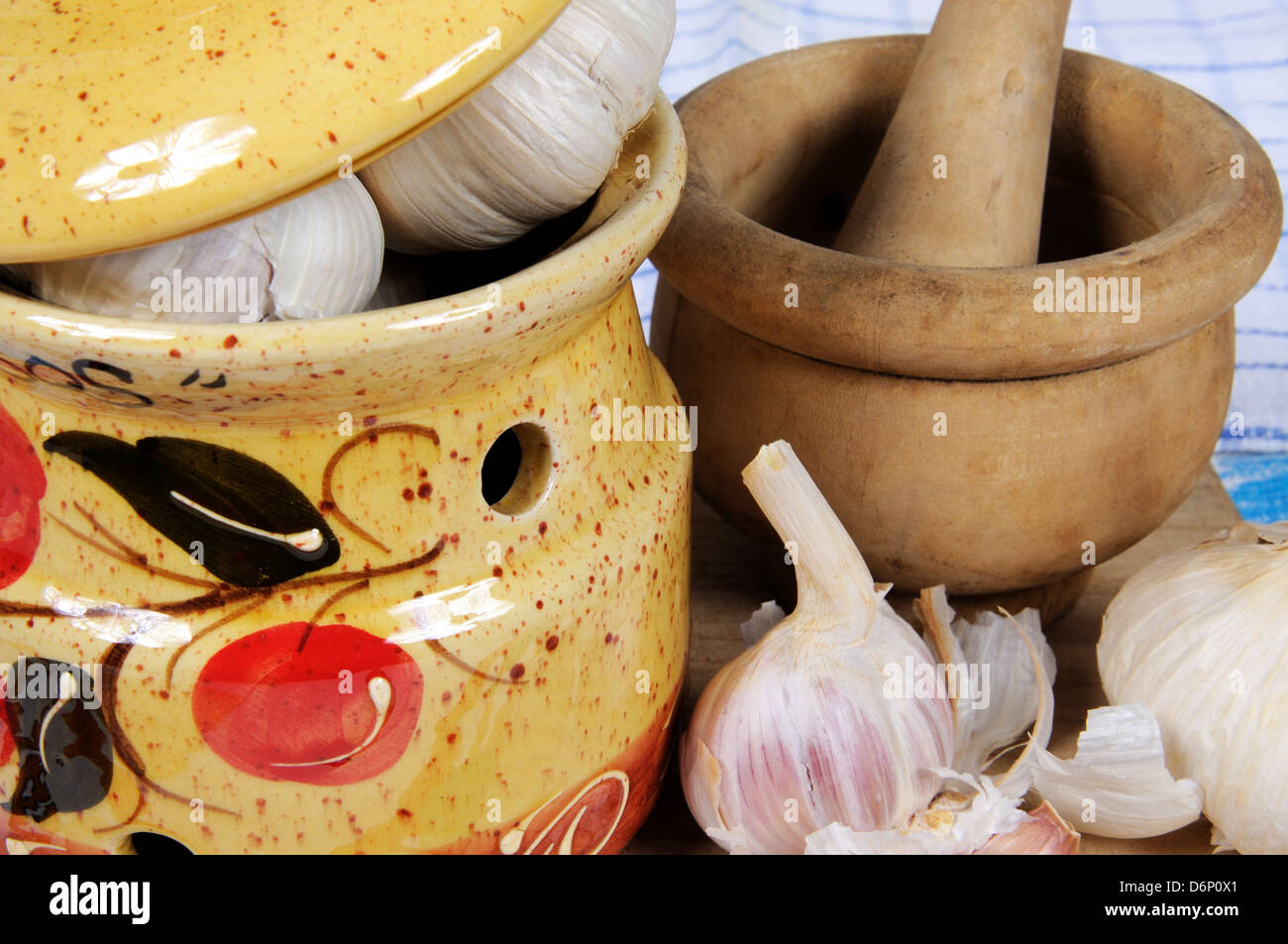 Mortero Miel elaborado en cerámica.