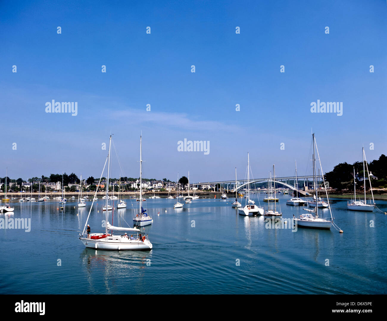 8571. La Trinite sur Mer, Morbihan, Bretaña, Francia, Europa Foto de stock