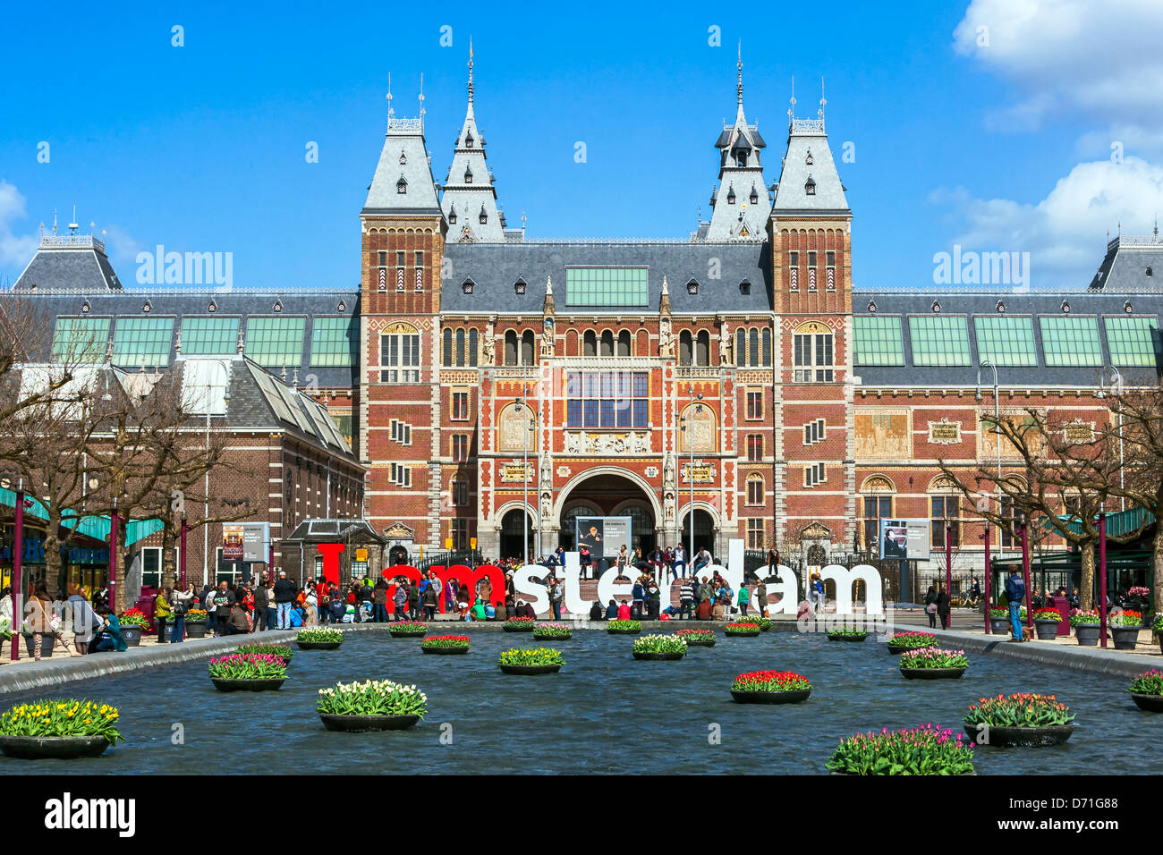 Rijksmuseum, Amsterdam, Holanda Septentrional, Holanda Foto de stock
