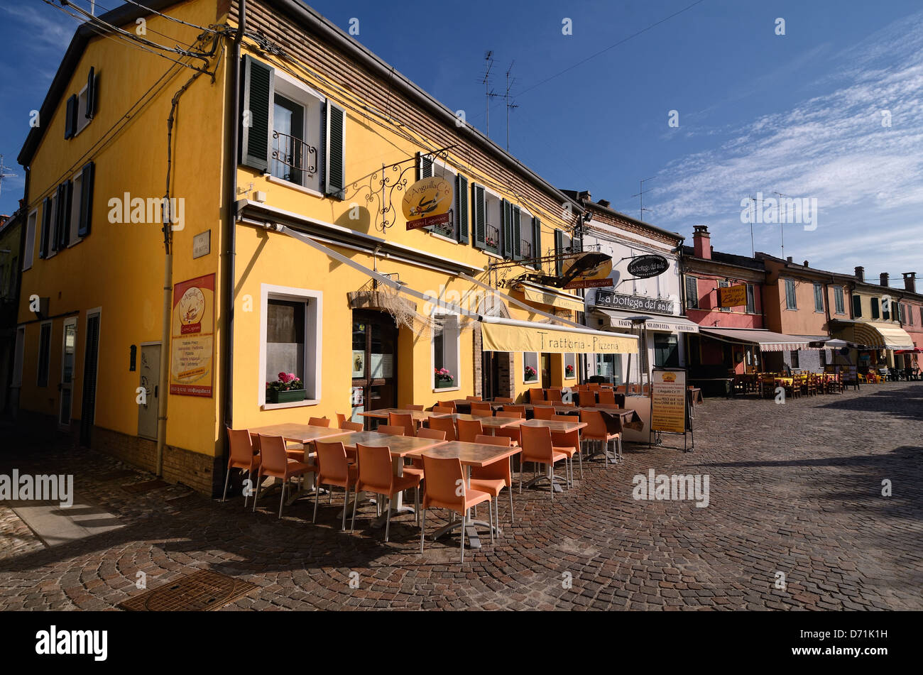 Comacchio Emilia Romagna de Italia n 6 Por andrea quercioli Foto de stock