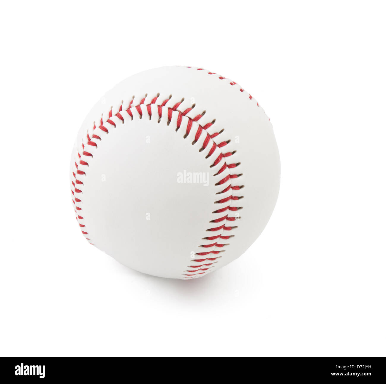 Bola de béisbol aislado sobre fondo blanco. Foto de stock