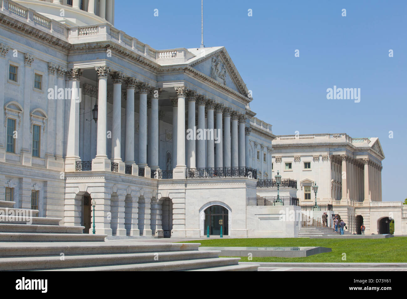 Fachada oriental de US Capitol Building - Washington, DC, EE.UU. Foto de stock