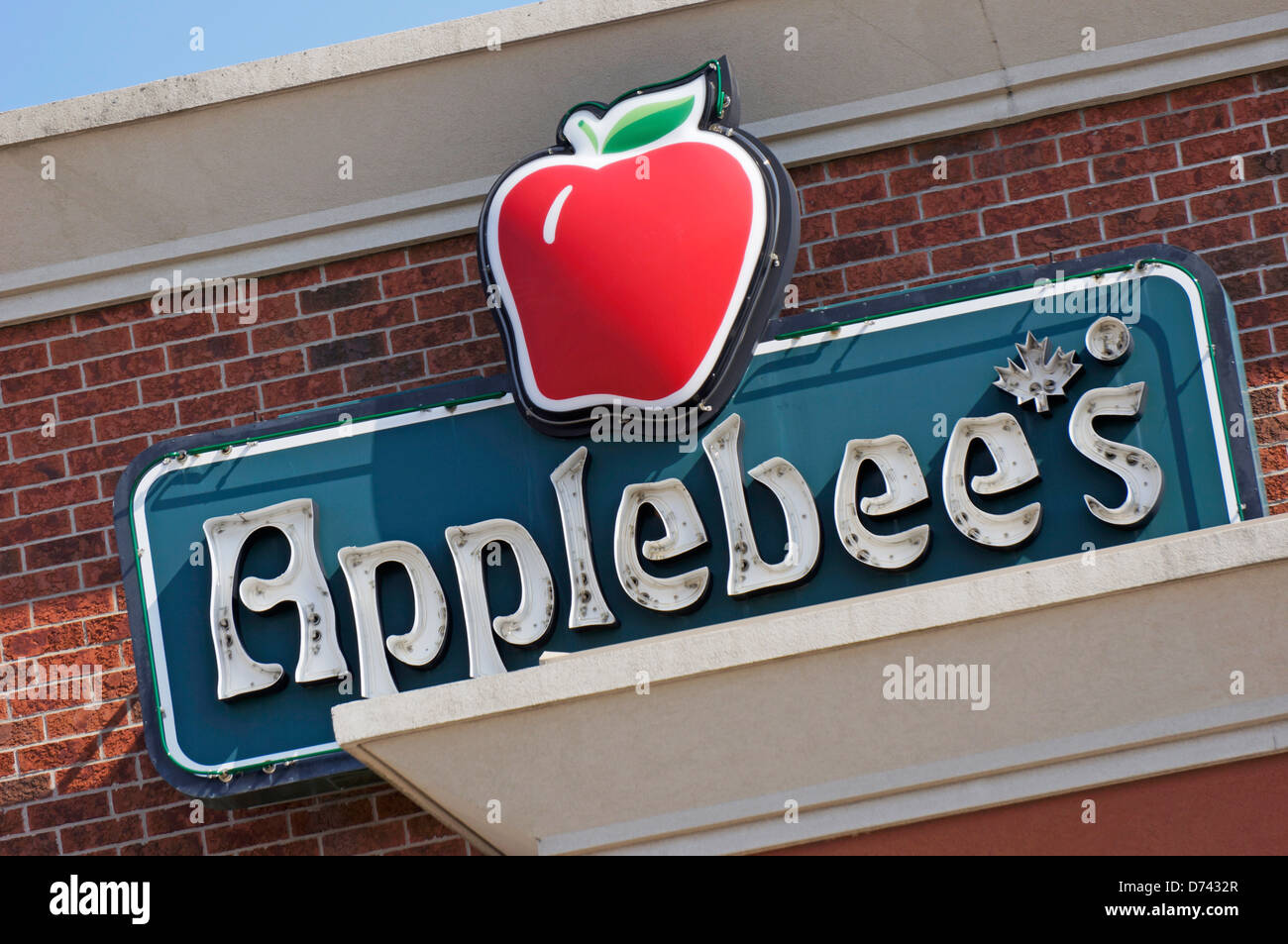 Applebee's Restaurante Bar y Grill, Ontario, Canadá Fotografía de stock