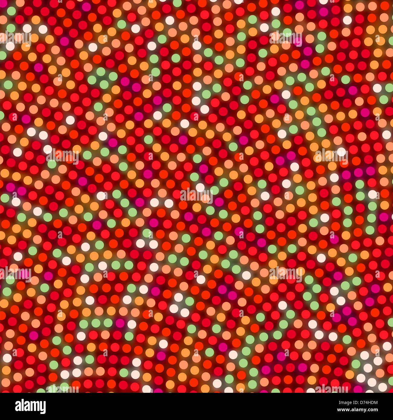 Puntos pixel redondeadas abstracto fondo de mosaico Foto de stock