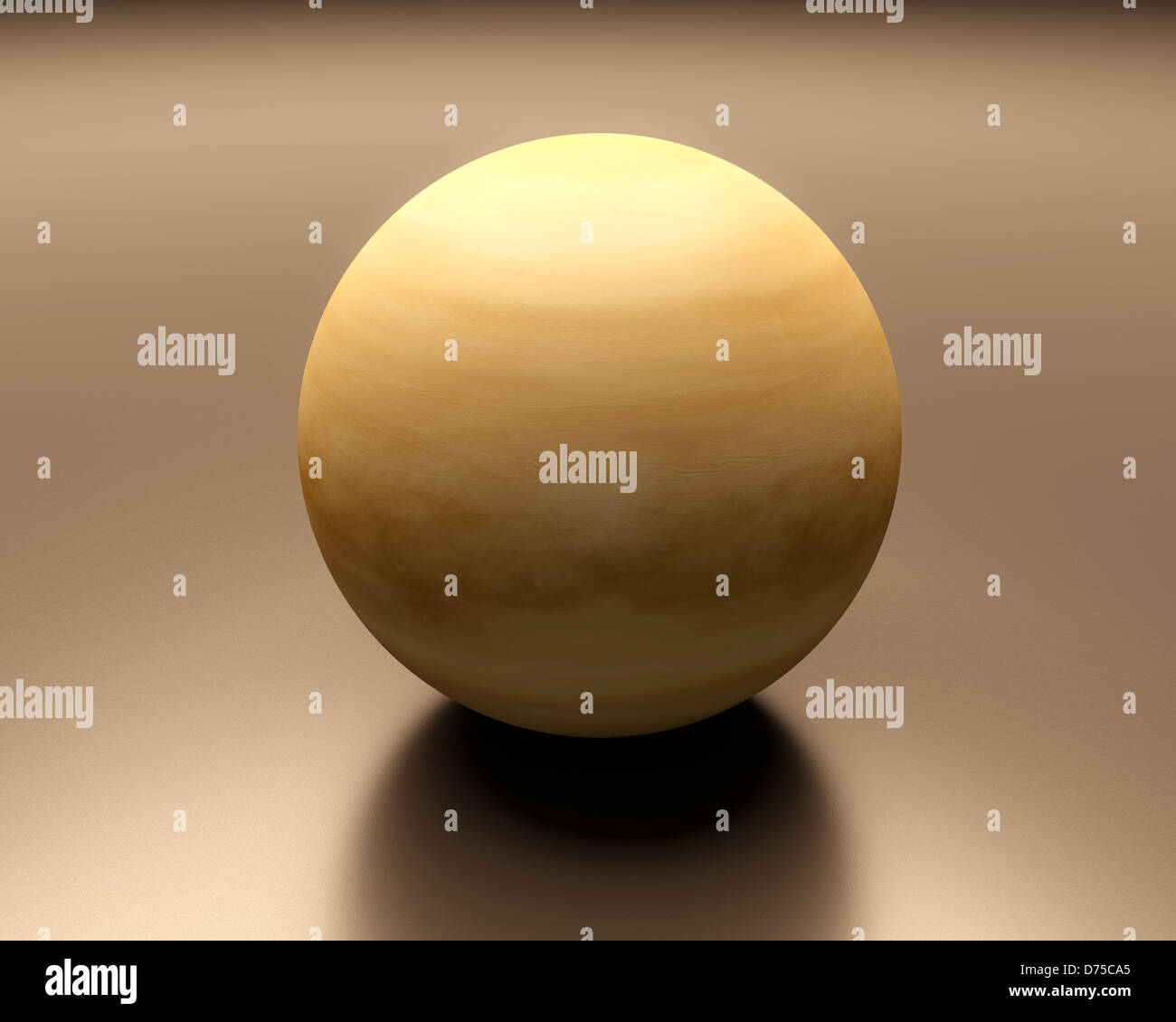 Representa una presentación del planeta Venus. Foto de stock