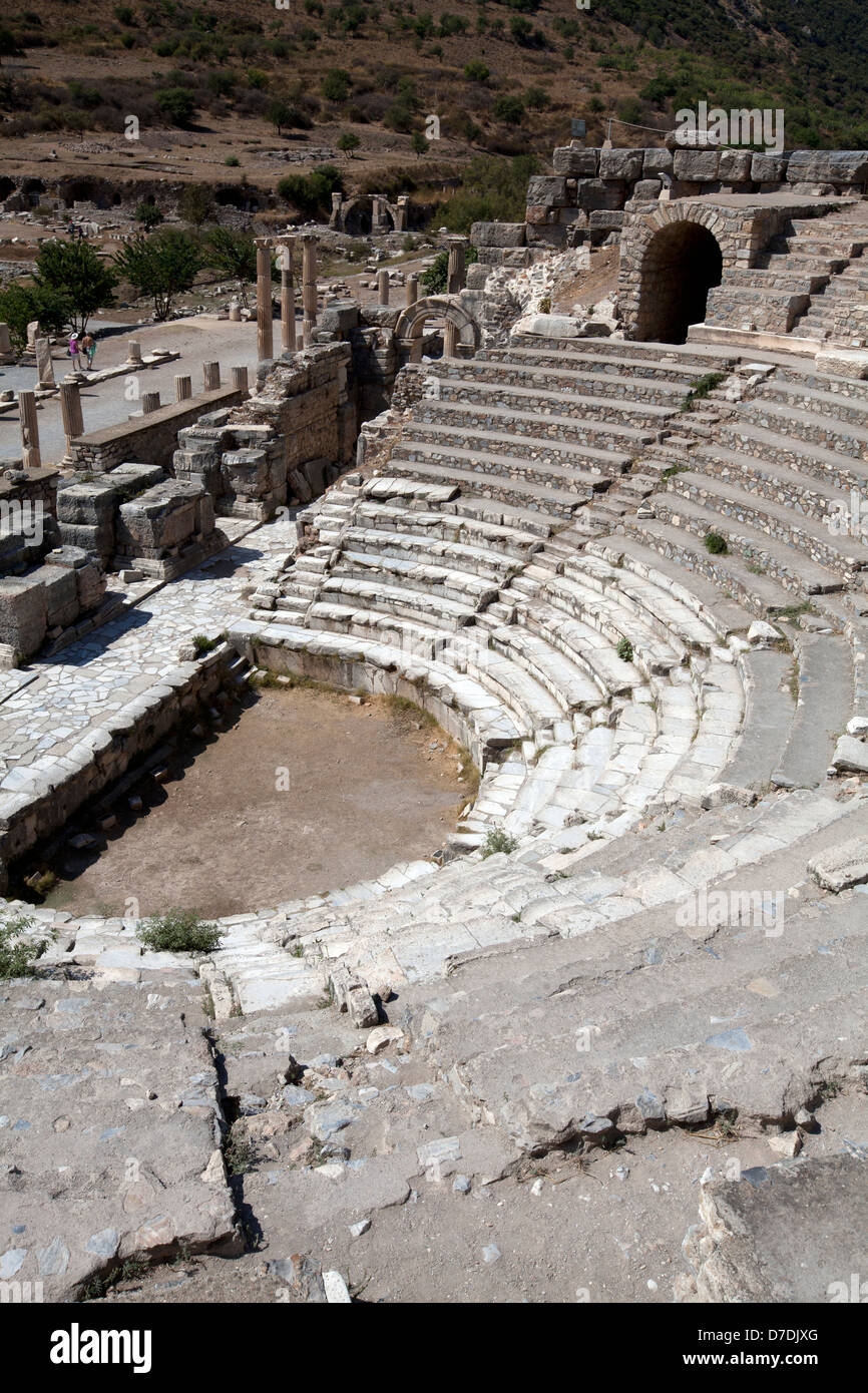 La Odeion, Efeso, Esmirna, Turquía Foto de stock