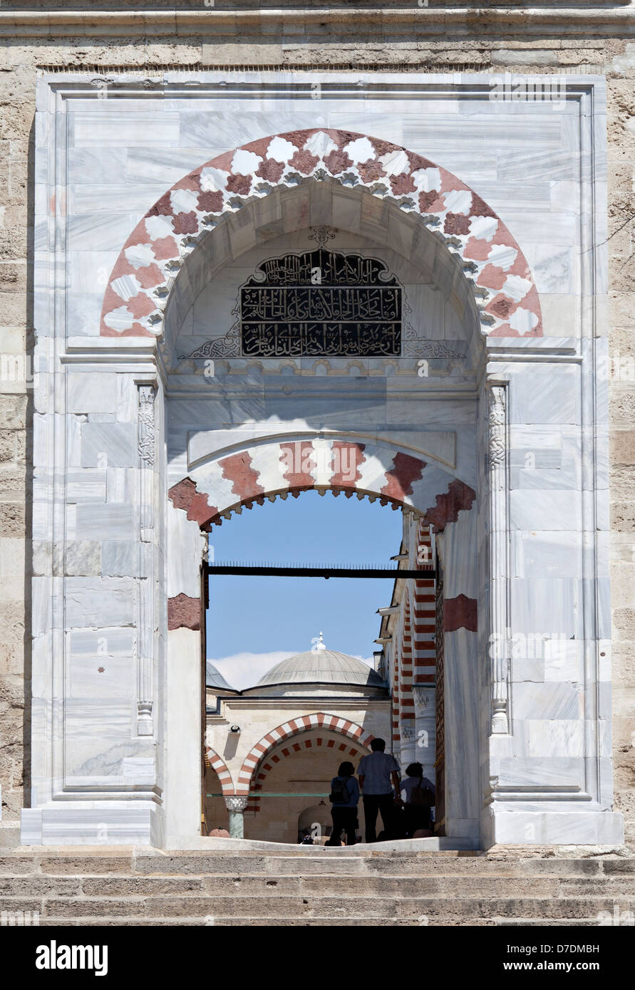 Uc Serefeli Mezquita en Edirne, Turquía Foto de stock
