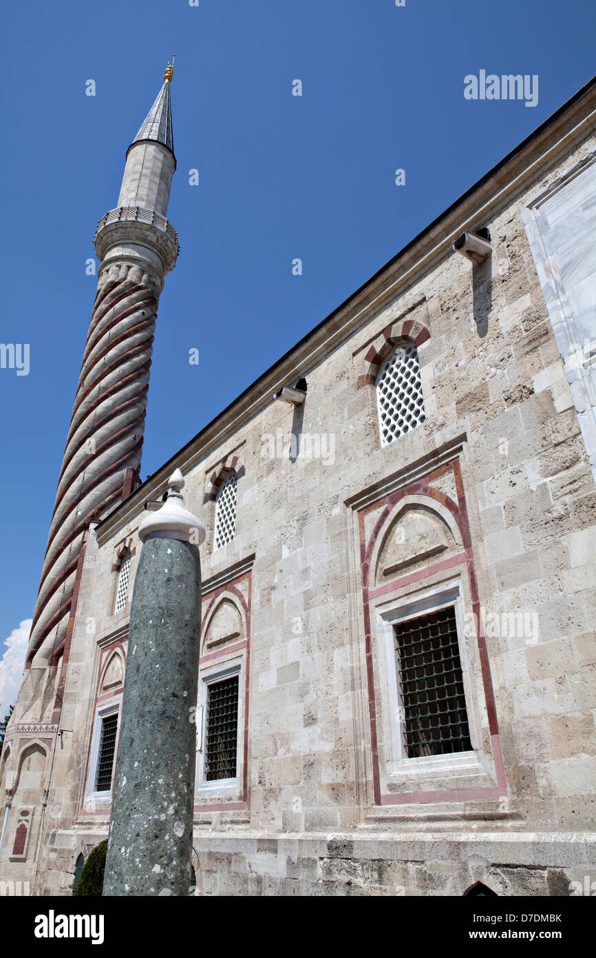 Uc Serefeli Mezquita en Edirne, Turquía Foto de stock