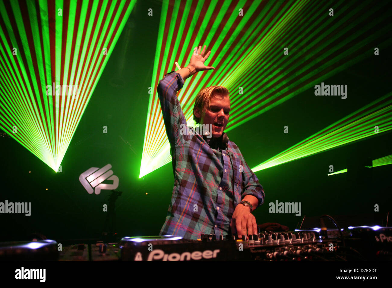 DJMag top-20: DJ Avicii Foto de stock