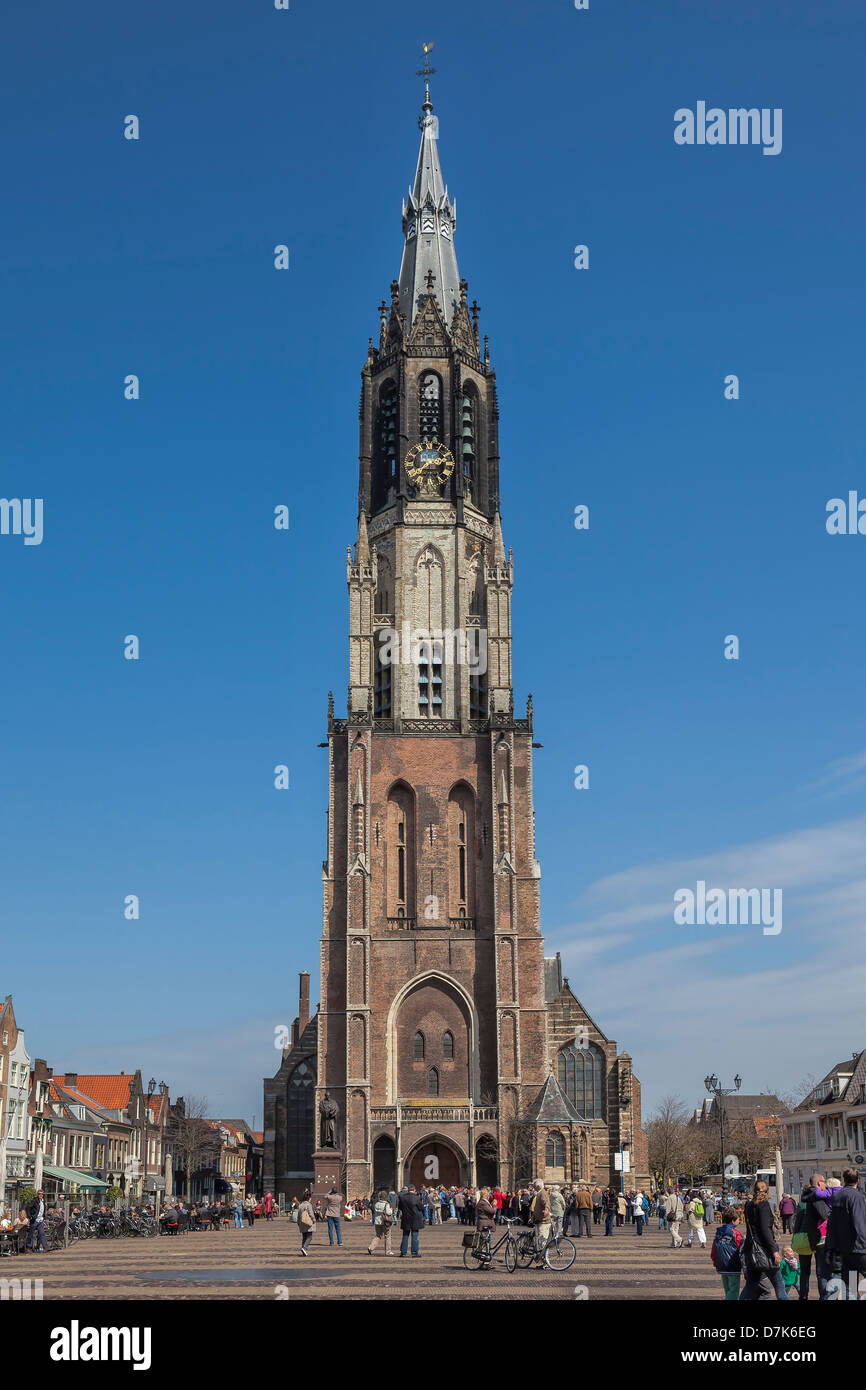 Nieuwe Kerk, Delft, Holanda Meridional, Países Bajos Foto de stock