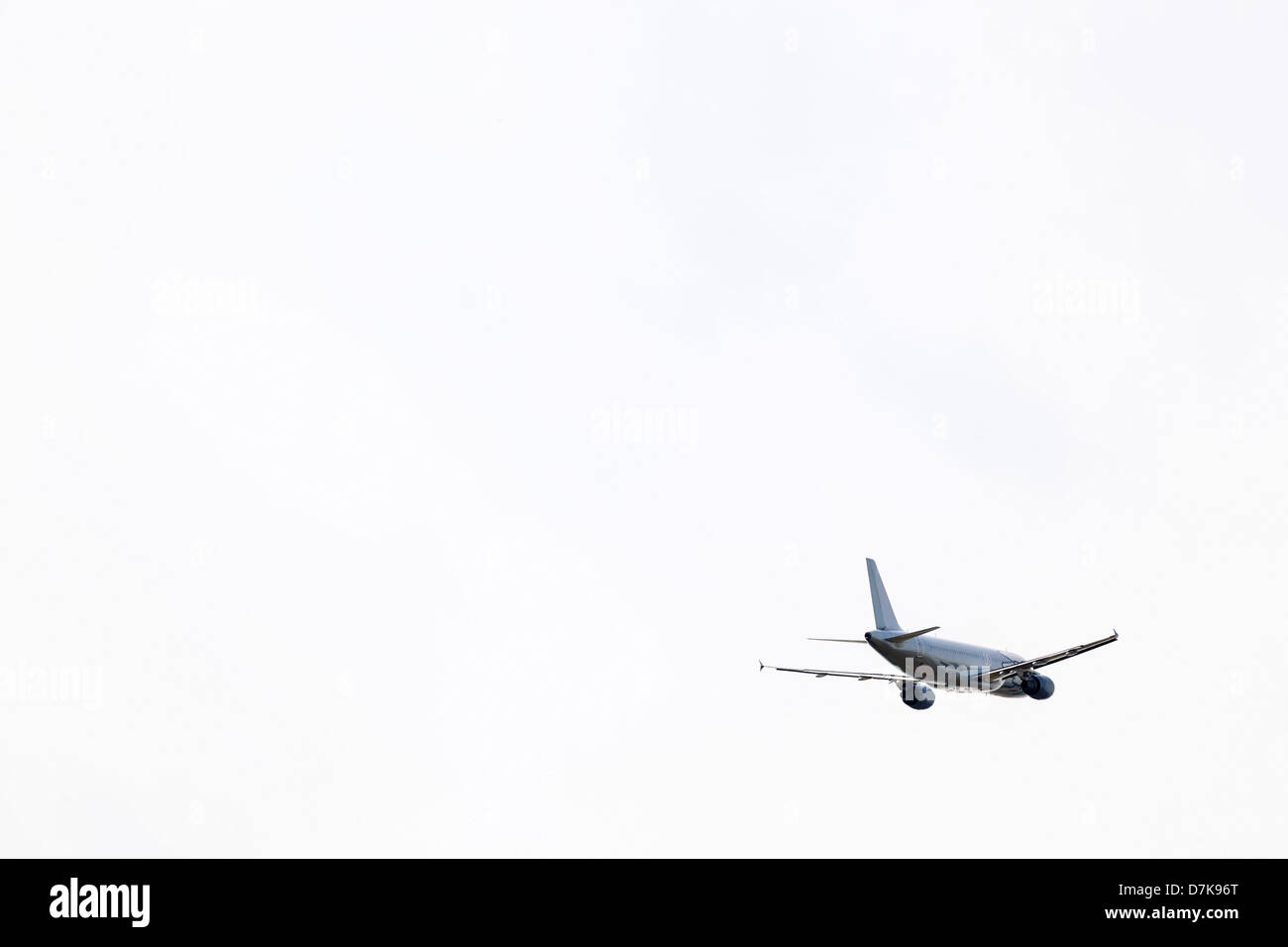 Austria, pasajero avión despegando Foto de stock