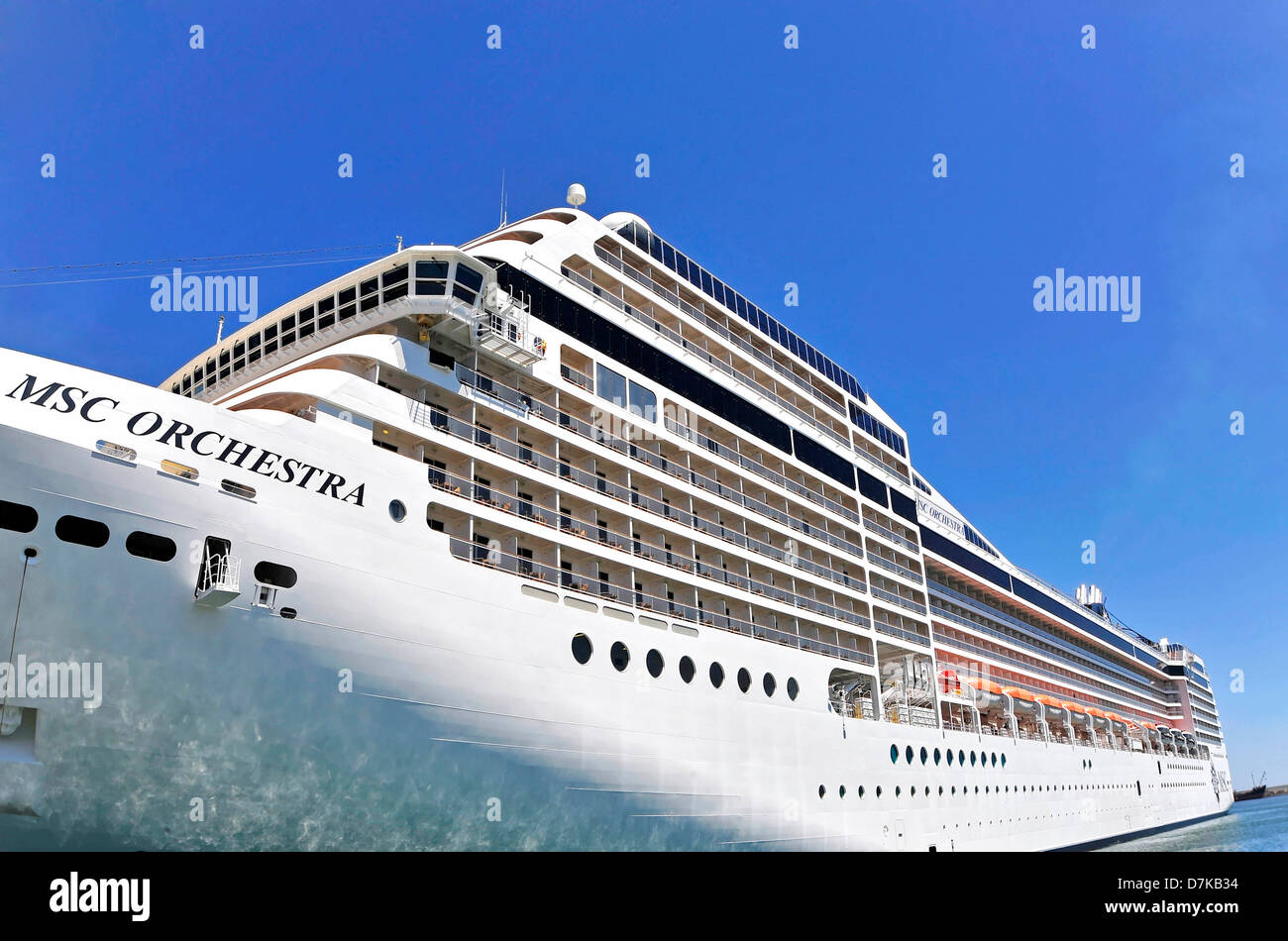 Barco Crucero, crucero, MSC Orchestra Fotografía de stock - Alamy