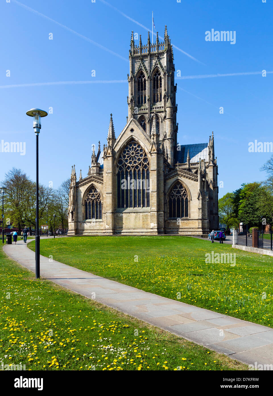 St George's Minster, Doncaster, South Yorkshire, Inglaterra, Reino Unido. Foto de stock