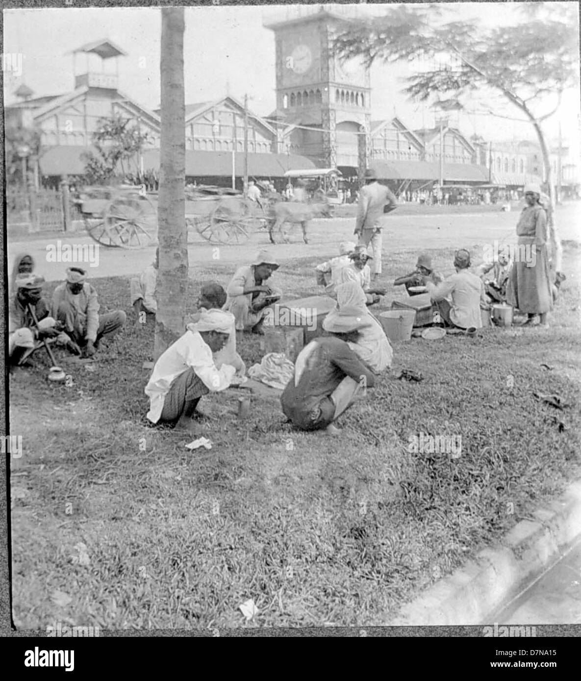 Los indios orientales en su desayuno Fotografía de stock Alamy