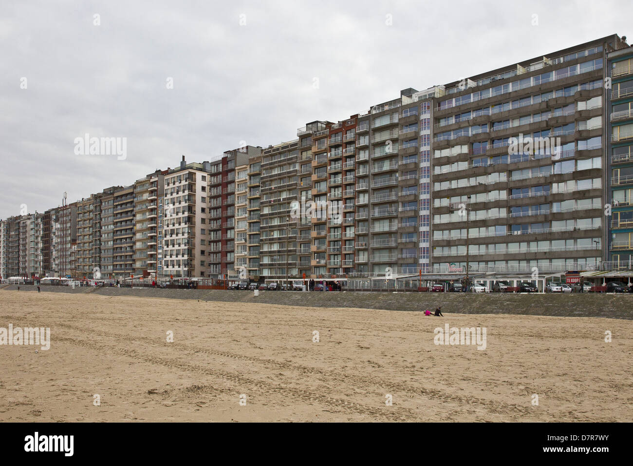 Condominios en la playa Foto de stock