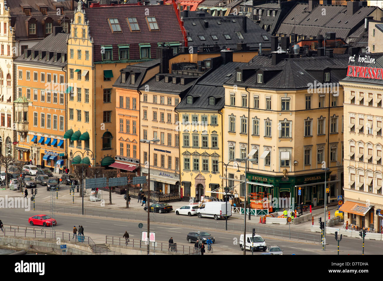La Ciudad Vieja (Gamla Stan), Estocolmo, Suecia. Foto de stock
