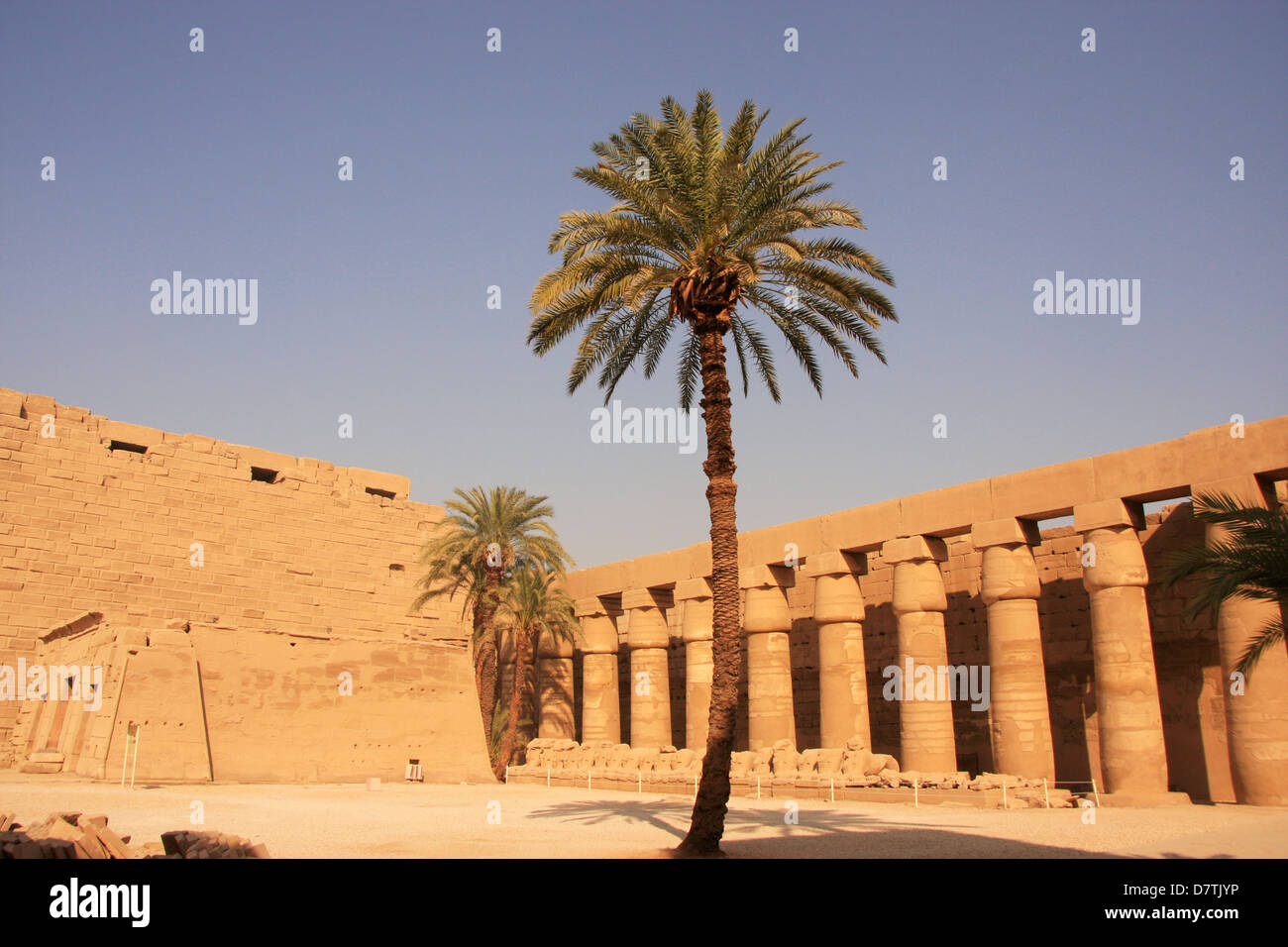 Complejo de templos de Karnak, Luxor, Egipto Foto de stock