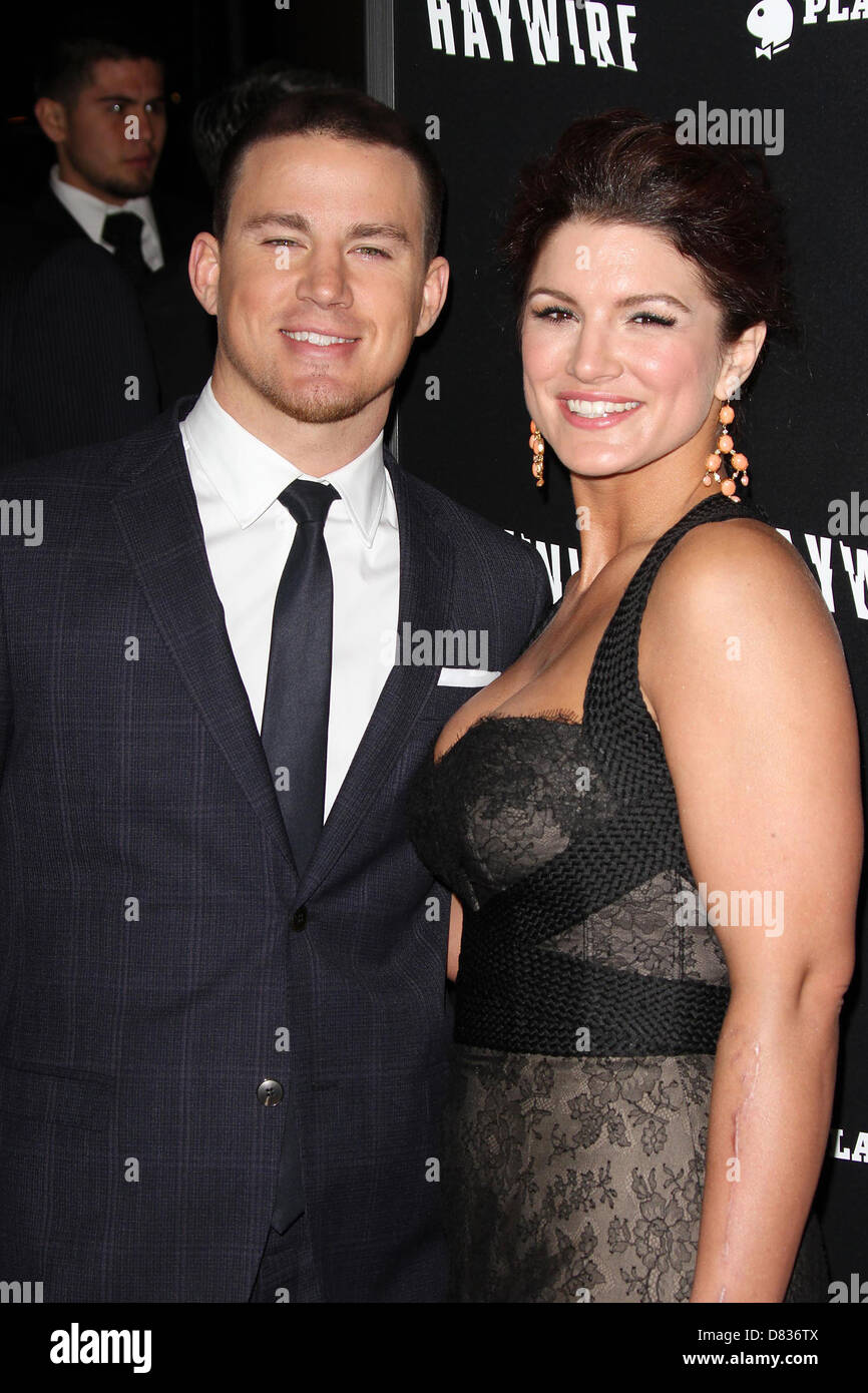 Channing Tatum y Gina Carano 'Loco' Los Angeles estreno en el Teatro DGA Llegadas de Los