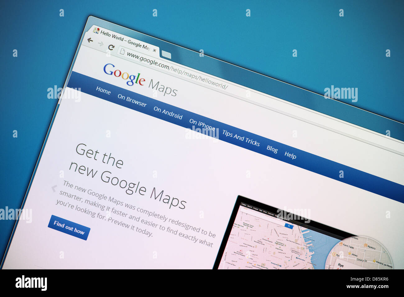 El nuevo Google Maps fundamentalmente actualizado. Esta es la primera gran actualización de
