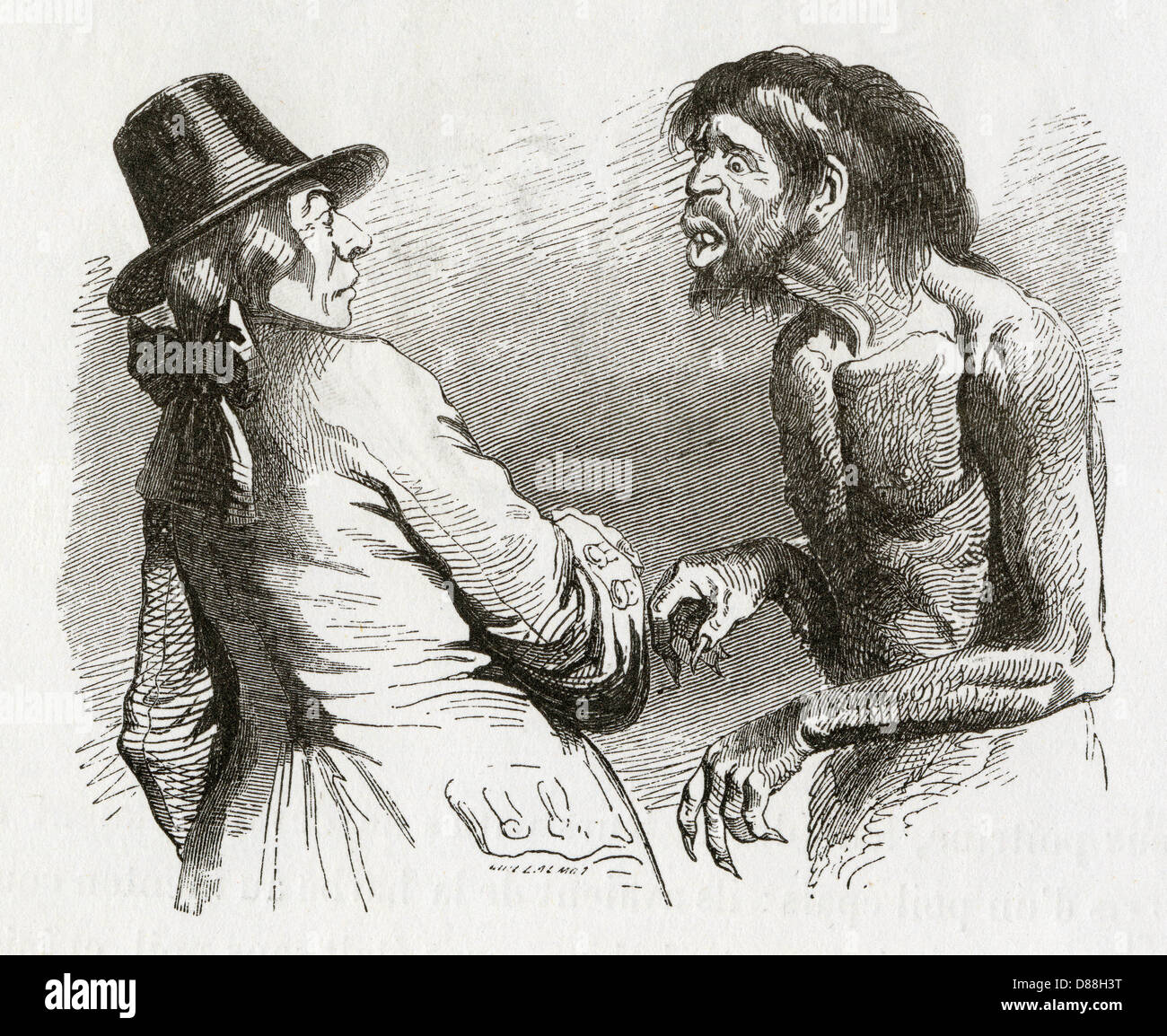 Gulliver Los Yahoos Fotografía de stock Alamy