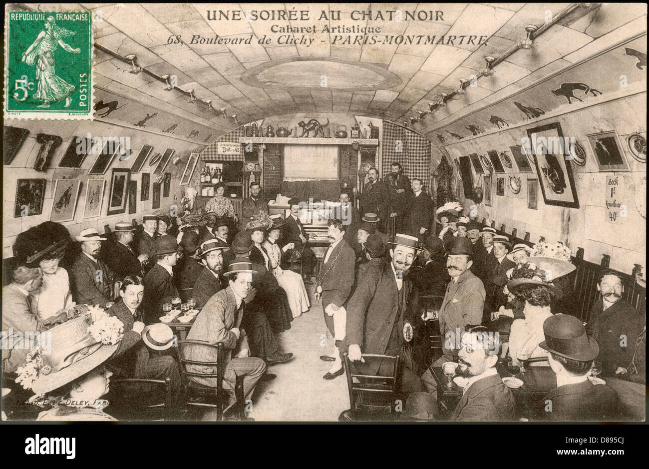 Le Chat Noir Cabaret Fotografias E Imagenes De Alta Resolucion Alamy