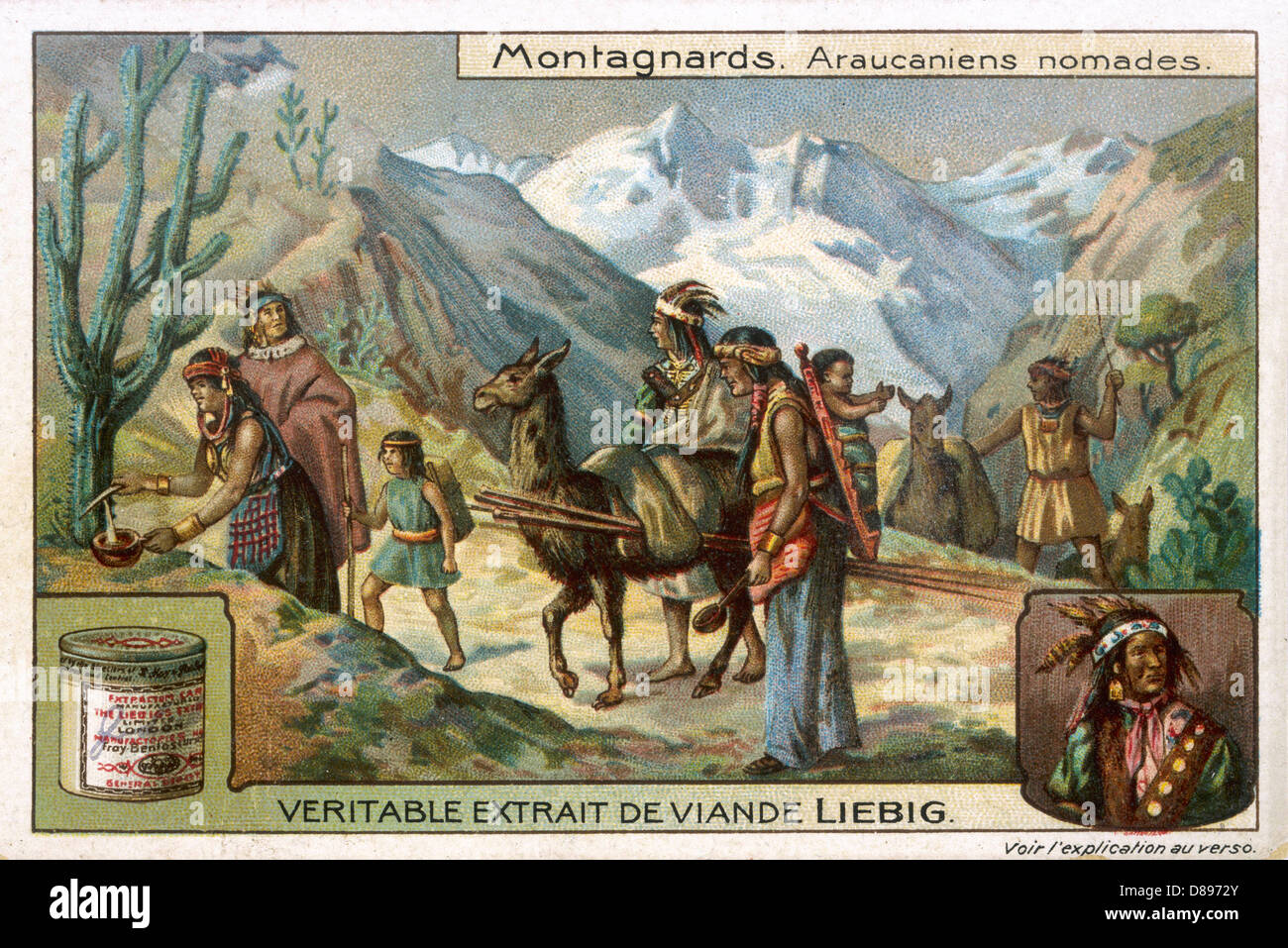 Racial araucanos de Chile Fotografía de stock Alamy