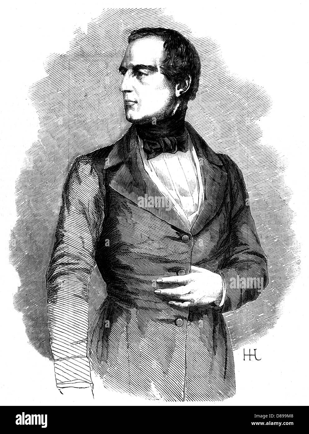 Karl Ludwig Baron Bruck Foto de stock