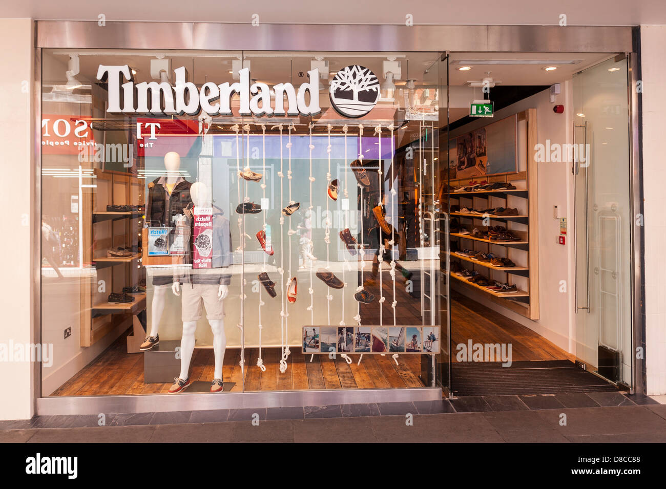 La tienda de Timberland en Cambridge, Inglaterra, Gran Bretaña, Reino Unido  Fotografía de stock - Alamy