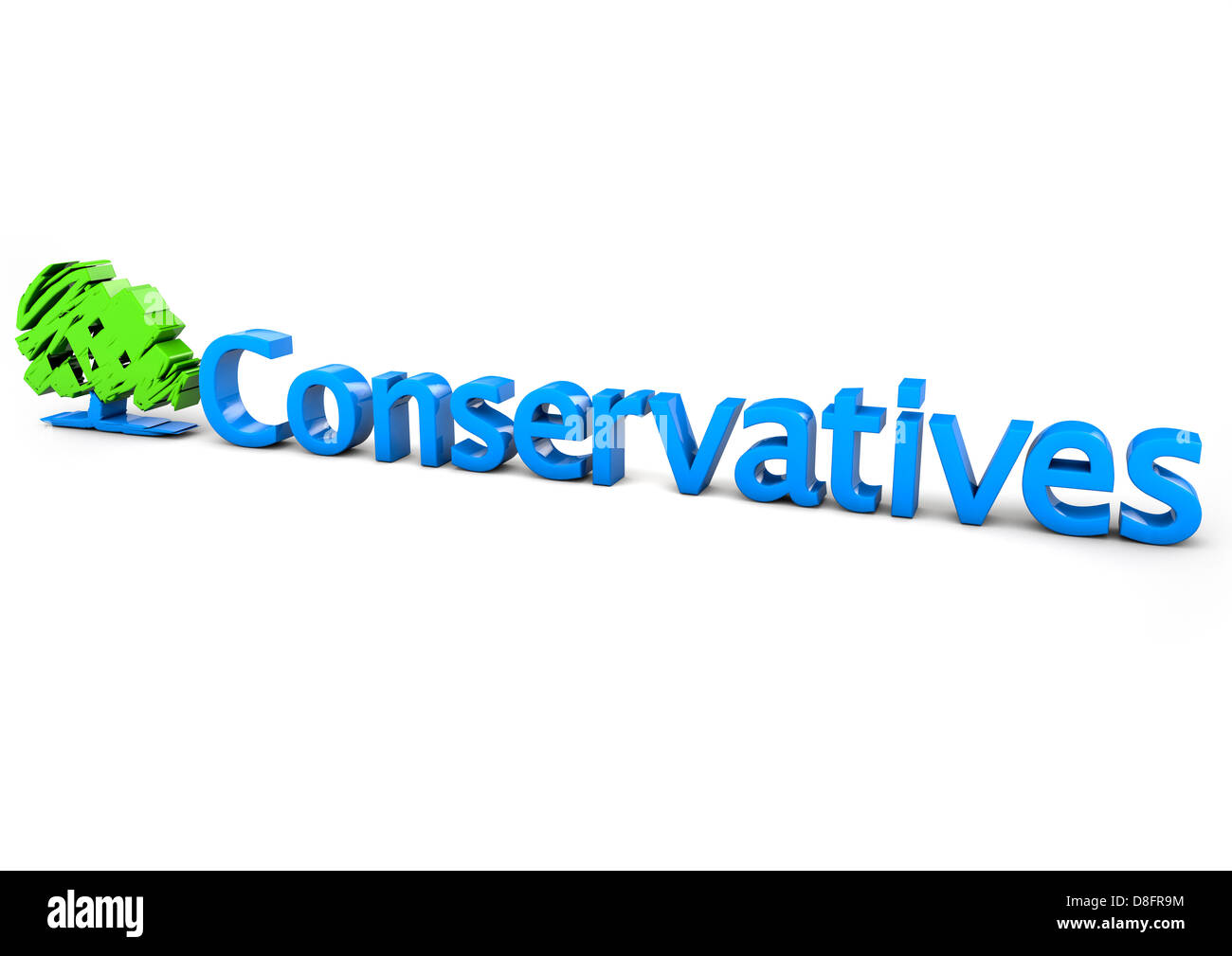 Logotipo del partido conservador Foto de stock