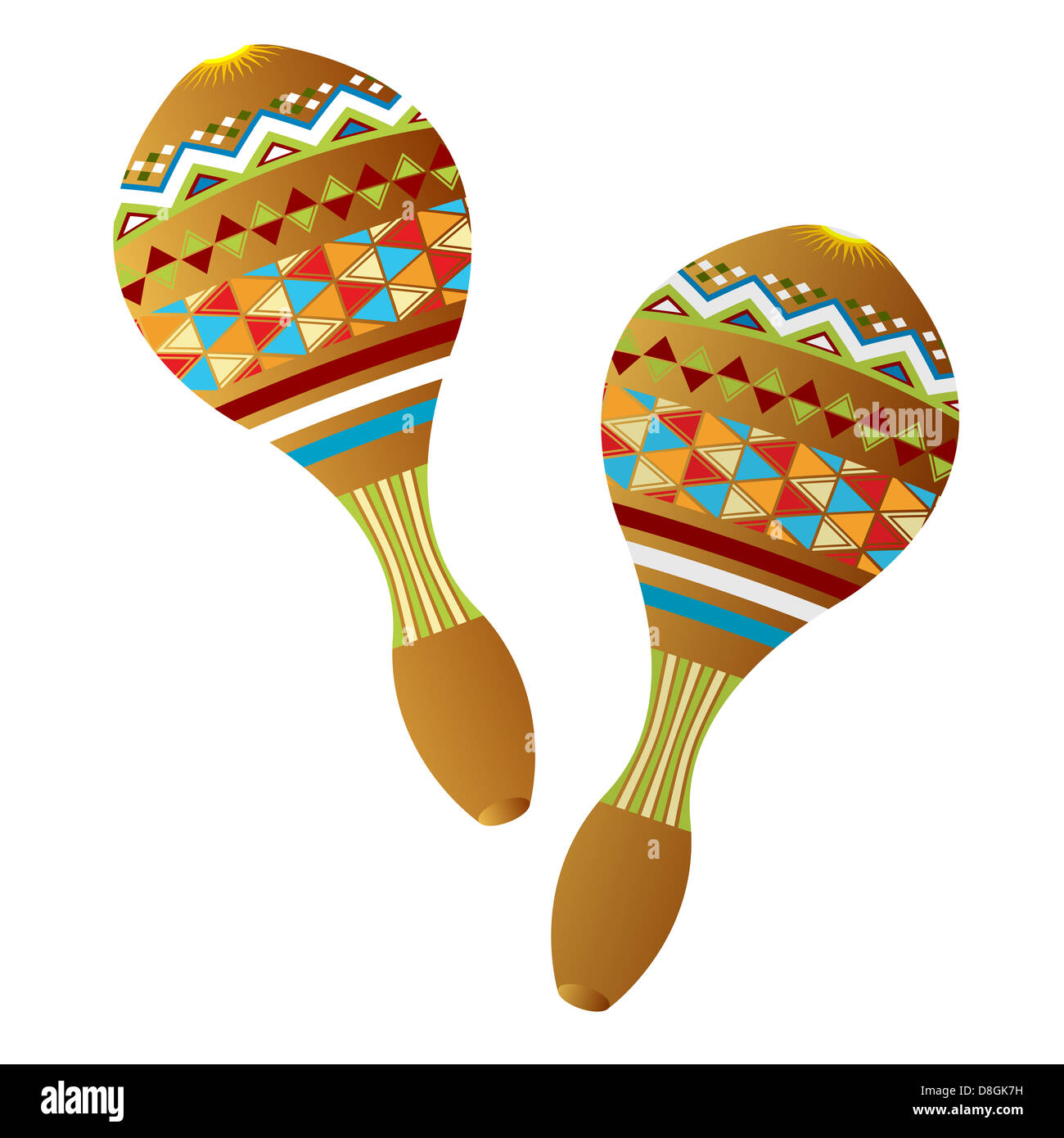 Caricatura mexicana maracas fotografías e imágenes de alta resolución