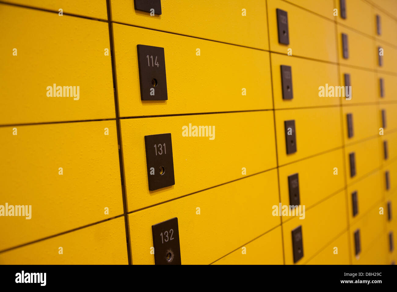 PO Box en una oficina de correos en Colonia, Alemania Foto de stock