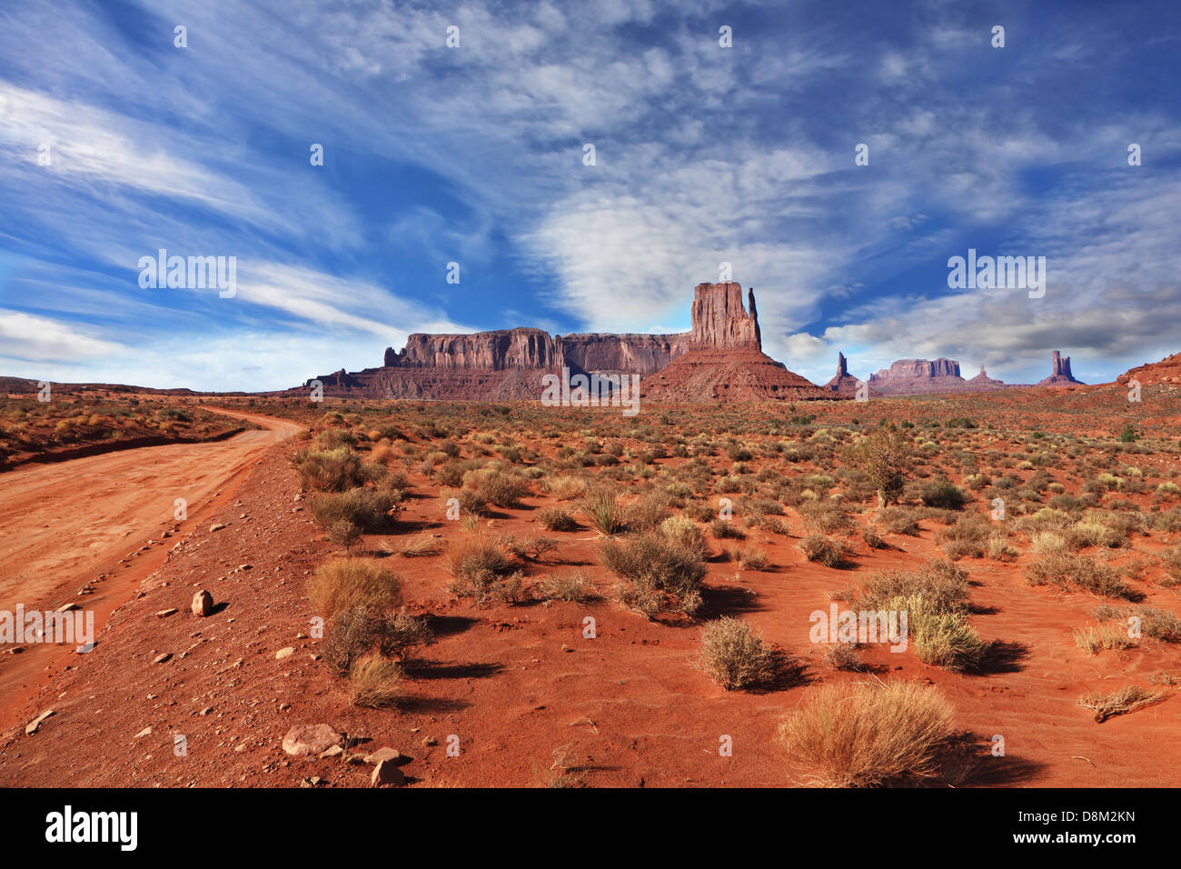 La reserva Navajo en los Estados Unidos. Foto de stock