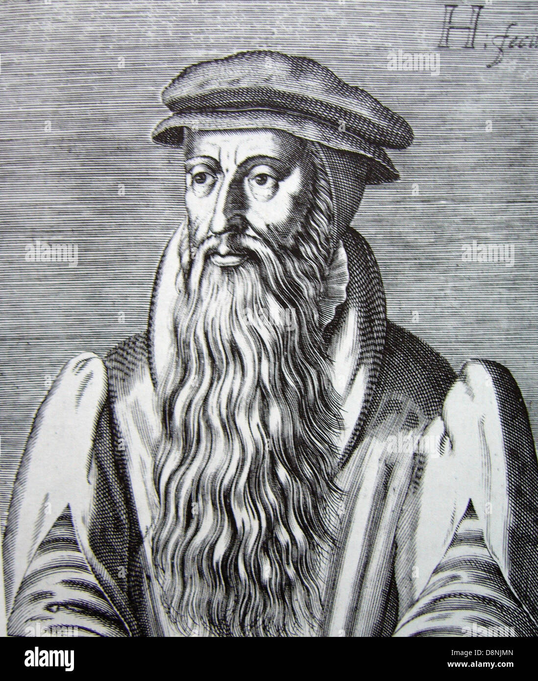 John Knox, el clérigo escocés y líder de la Reforma Protestante Foto de stock