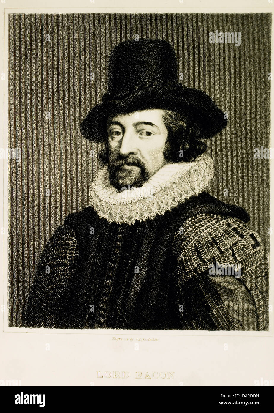 Sir Francis Bacon (1561-1626), filósofo y estadista, Retrato Fotografía