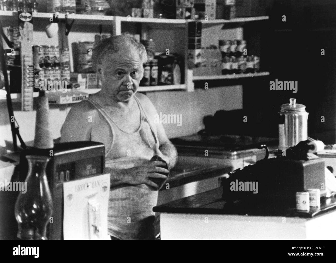 Mickey Rooney en el plató de la película, "Thunder County', 1974 Foto de stock