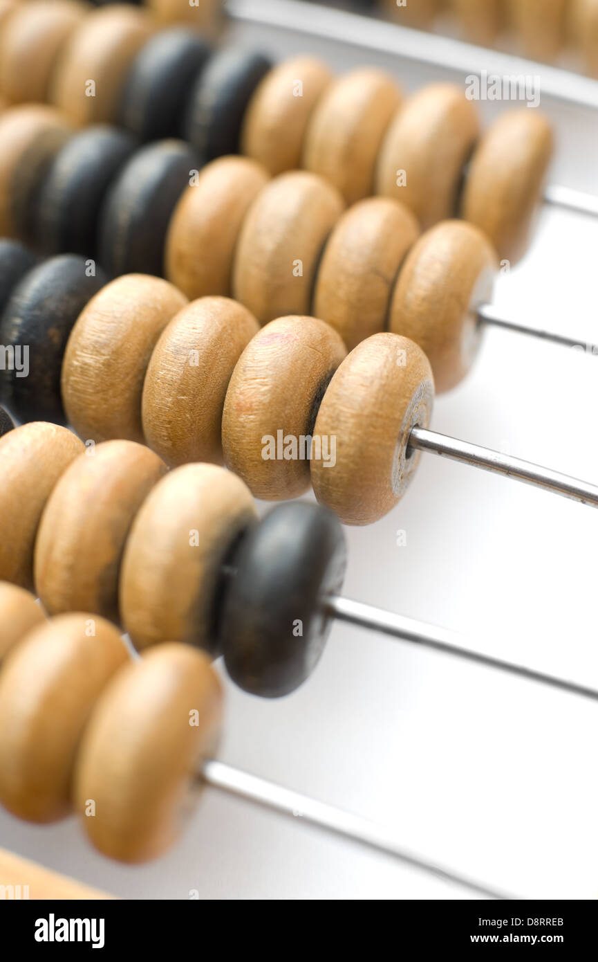 Abacus sartas de cuentas Foto de stock