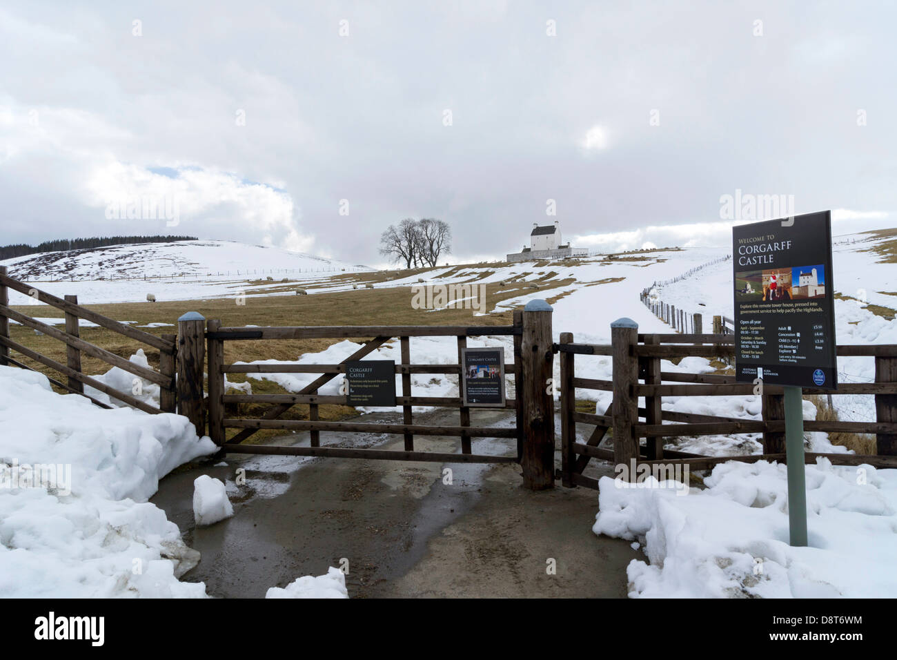 Corgarff Castle, Cockbridge, aberdeenshire, Escocia Foto de stock