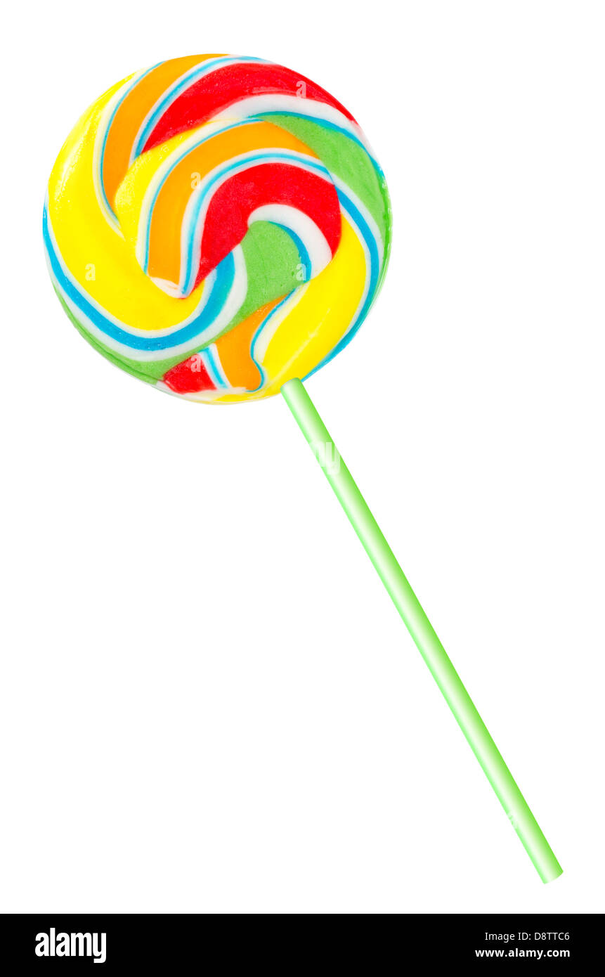 Un colorido lollipop Foto de stock
