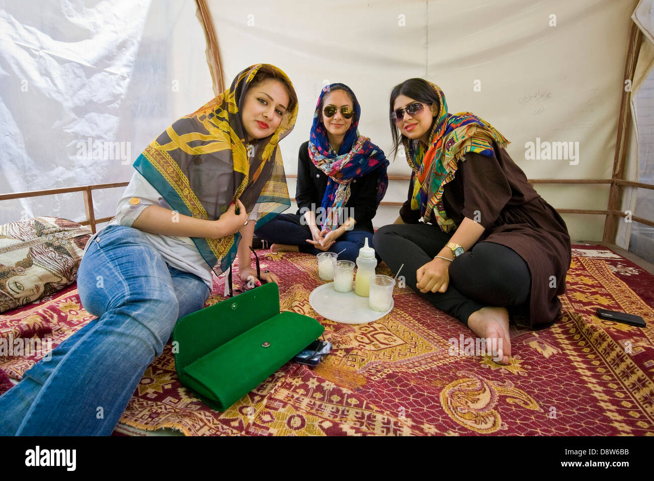 Irán, Shiraz, las mujeres iraníes Foto de stock