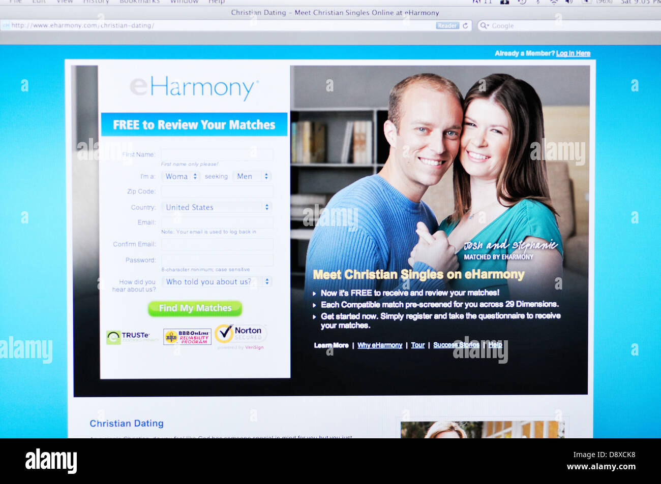 Eharmony website