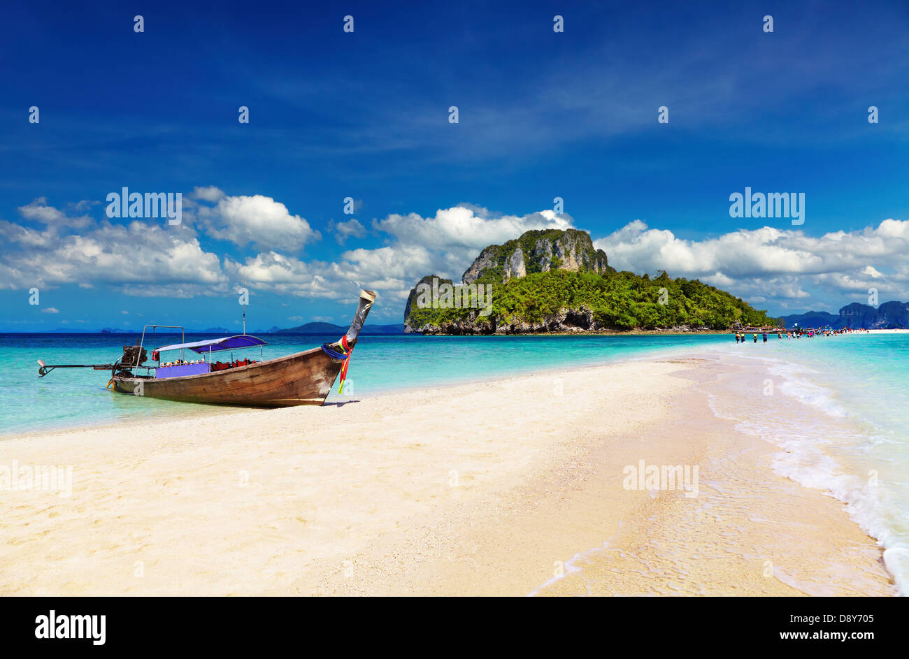 Playa Tropical, bañera, Isla del Mar de Andaman, Tailandia Foto de stock