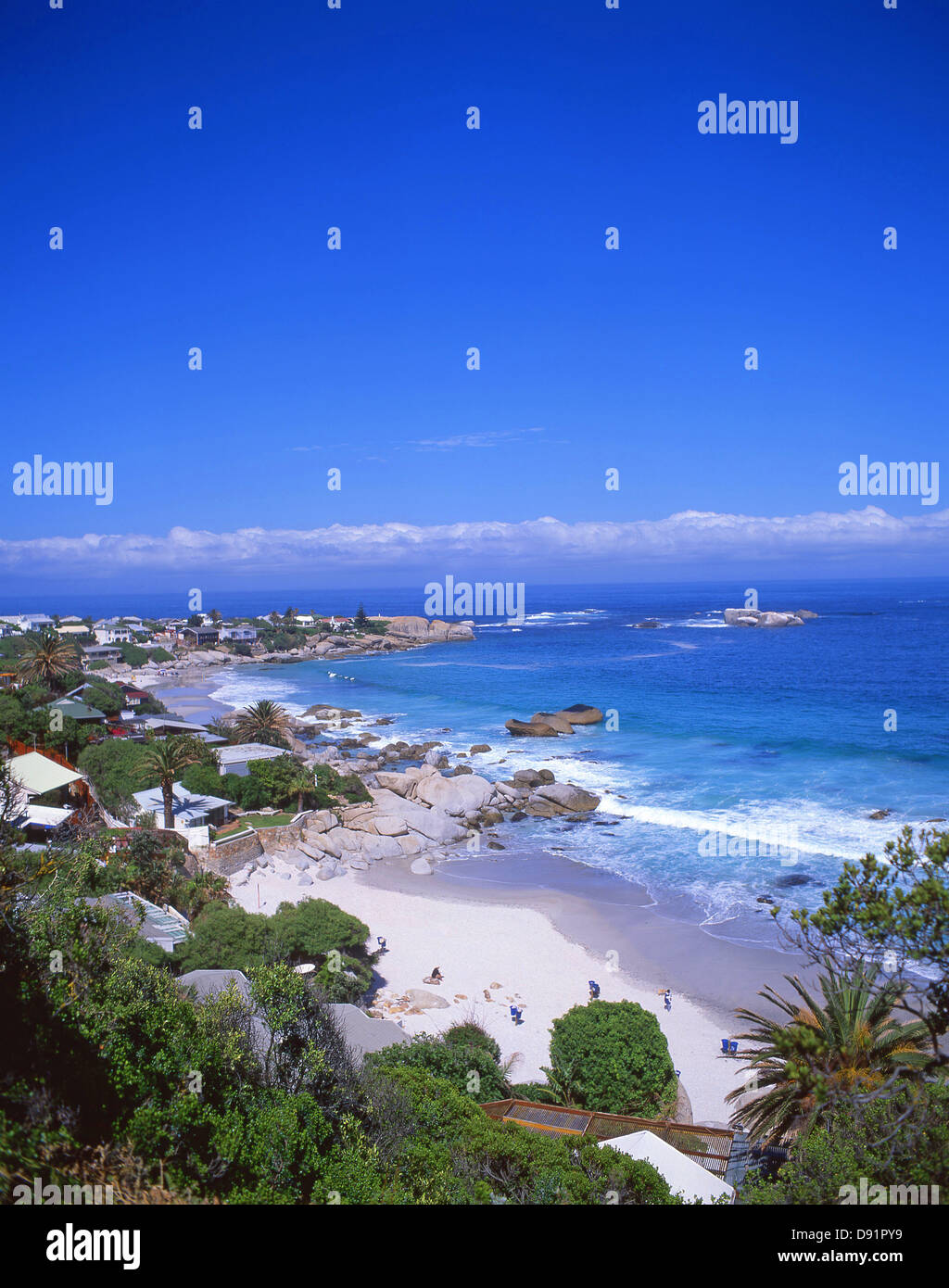 Clifton Beach, Clifton, Ciudad del Cabo, Western Cape, Sudáfrica Foto de stock