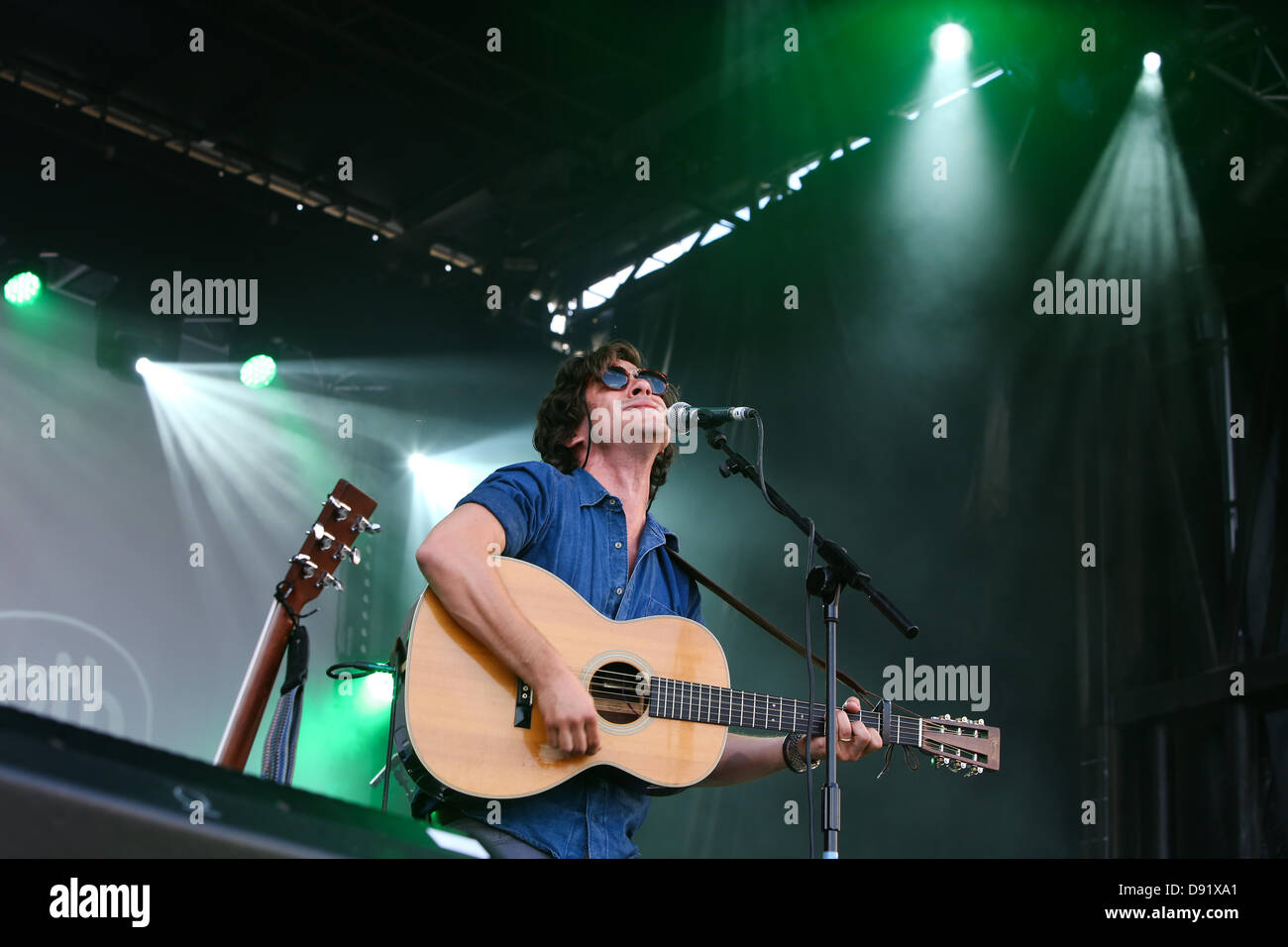 Liverpool, Reino Unido. El 8 de junio, 2013. Radio: Amor suave música en  vivo en la costanera. Jack Savoretti realiza en el amor, la música en vivo  en la Costanera concierto en