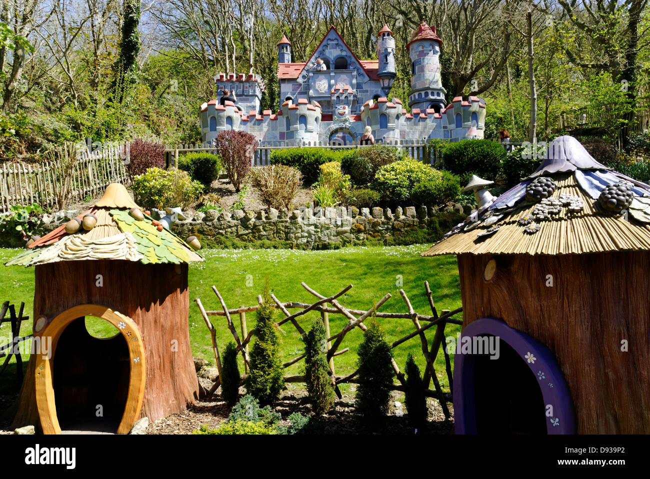 Fairy Castle, Blackgang Chine Fantasy Park, Isle of Wight, Inglaterra, Reino Unido, GB. Foto de stock