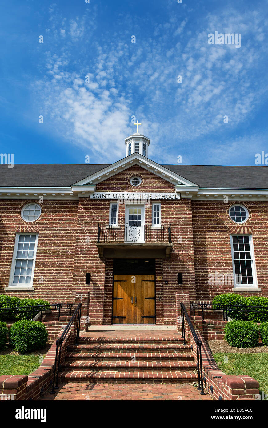 Saint Mary's High School, en Annapolis, Maryland, EE.UU. Foto de stock