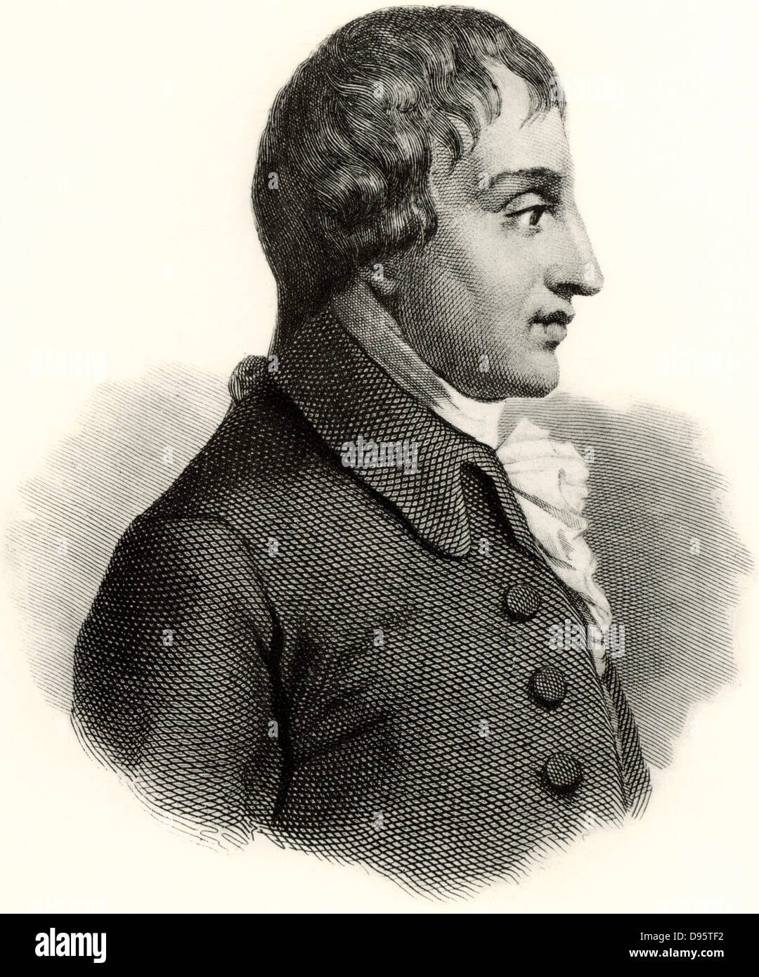 Giovanni Battista Pergolesi (1710-1736), compositor italiano. Foto de stock
