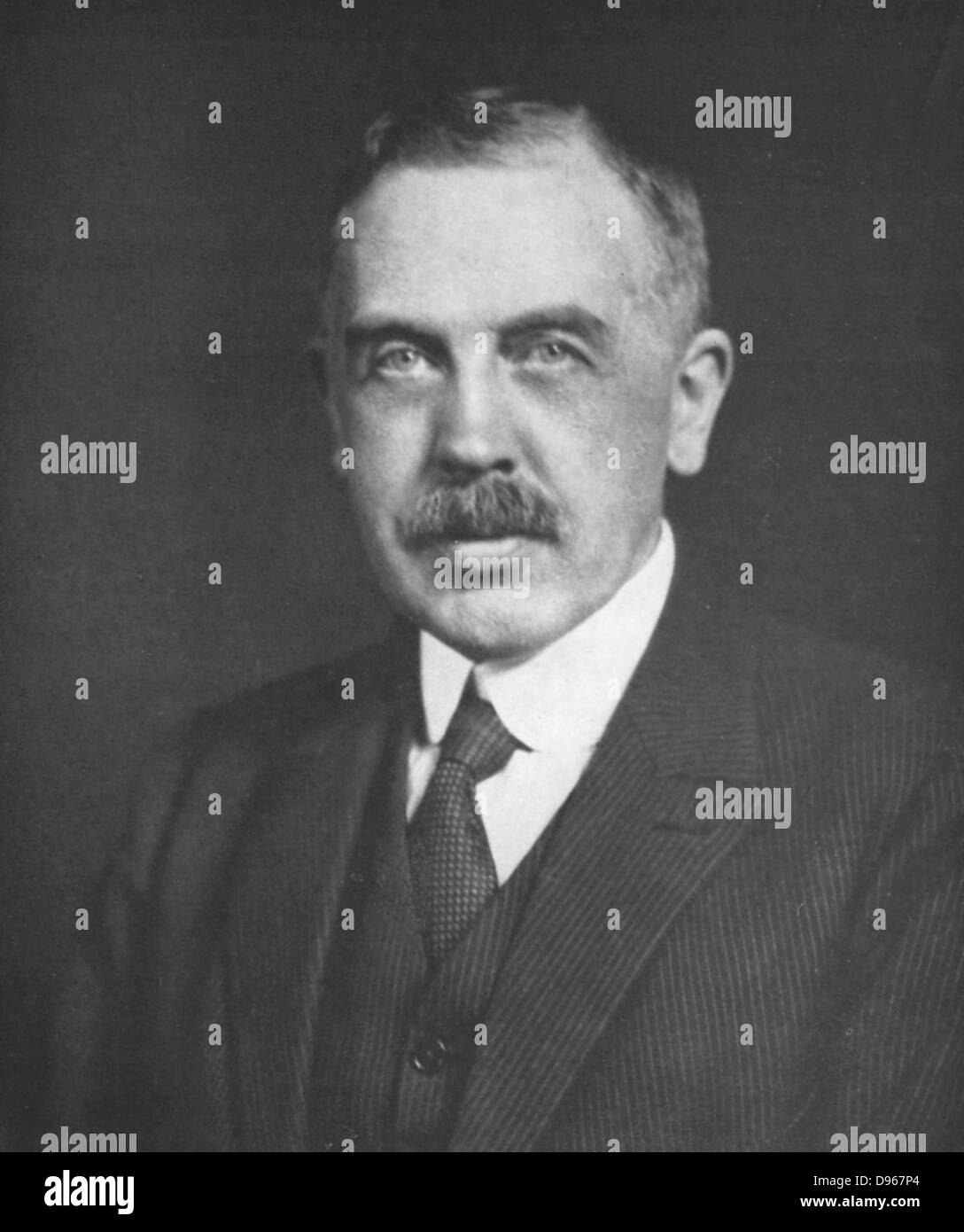 Herbert Stanley Allen (1873-1954) matemático y físico inglés Foto de stock
